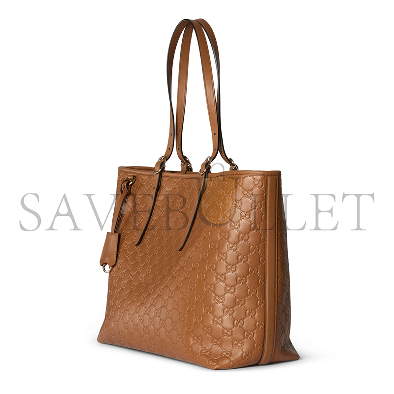 GUCCI GG EMBLEM LARGE TOTE BAG 847455 (37*31*16cm) GUCCI GG EMBLEM LARGE TOTE BAG 847455 (37*31*16cm)